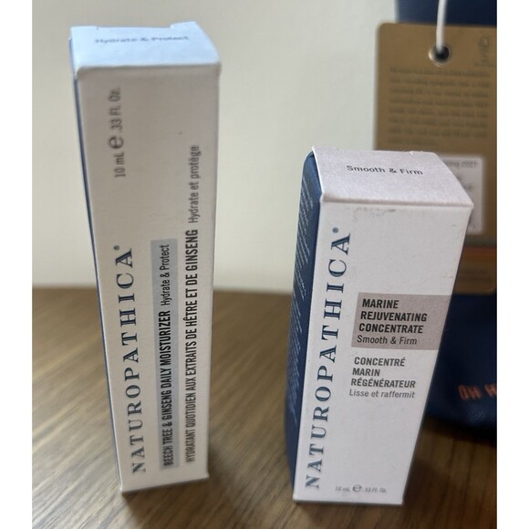 Premium High End Beauty SKINCARE Mixed Lot Travel Sz & Marine Layer Large Pouch - Picture 7 of 10